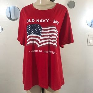 Old Navy ‘ Land Of the free’ T-shirt XXL
